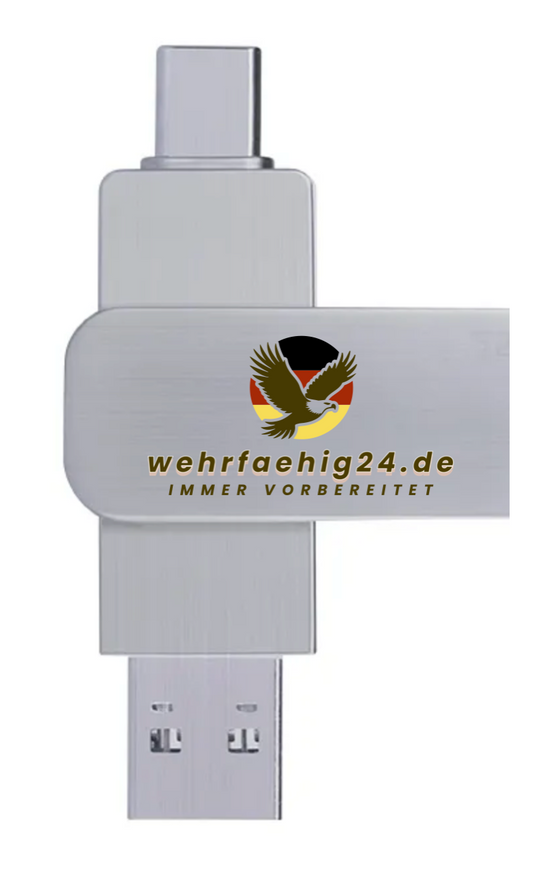Datensicherung - USB-Stick 1 TB - Doppelanschluss Iphone / Android
